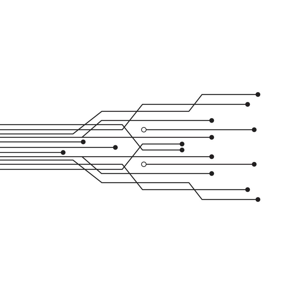 stroomkring vector illustratie