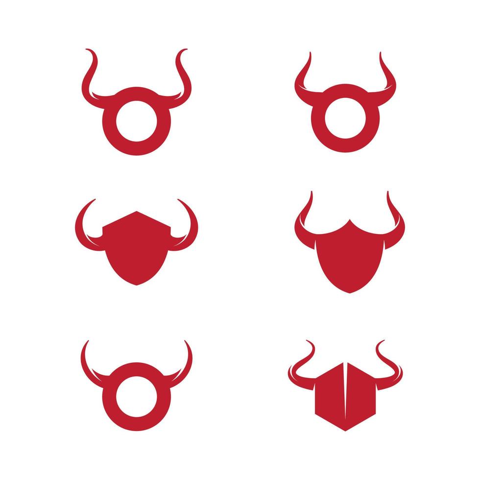 taurus logo sjabloon vector pictogram illustratie ontwerp