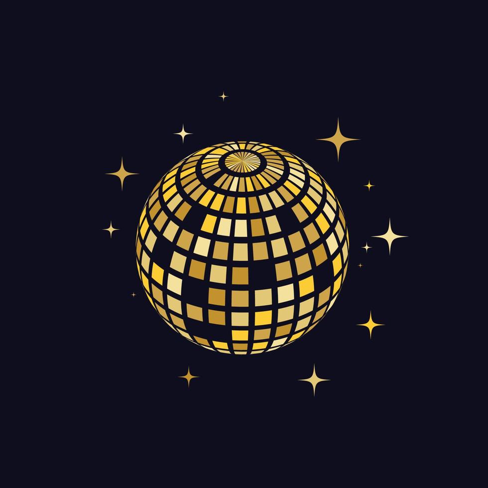 disco bal vector icoon illustratie