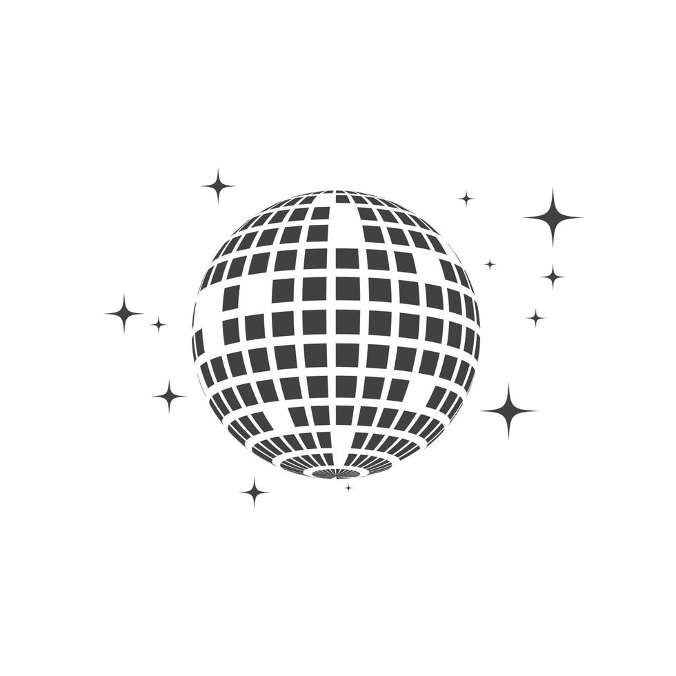 disco bal vector icoon illustratie