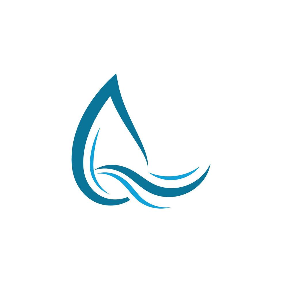 waterdruppel logo sjabloon vector