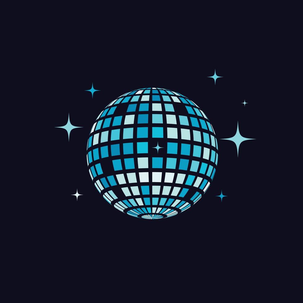 disco bal vector icoon illustratie