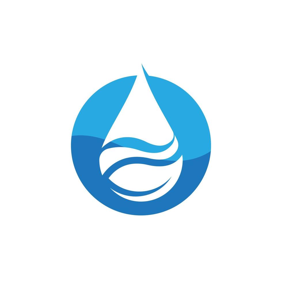 waterdruppel logo sjabloon vector