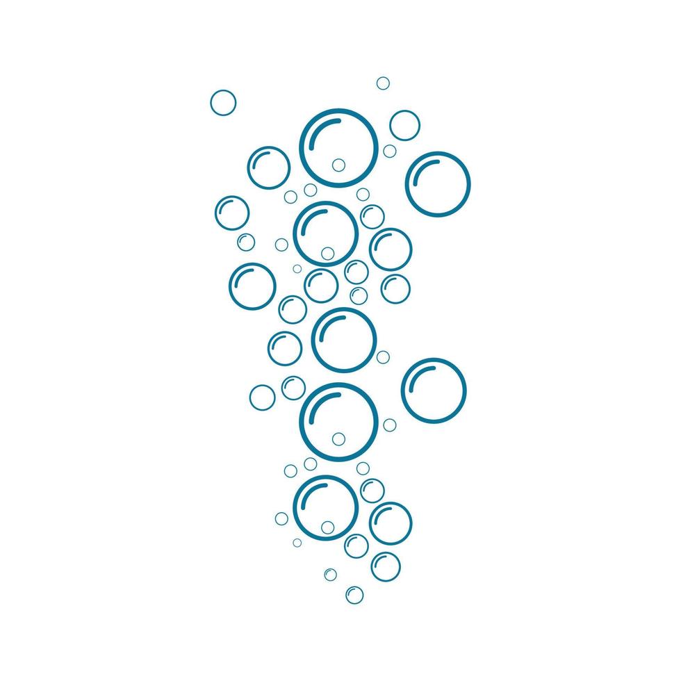 bubbel water vector illustratie