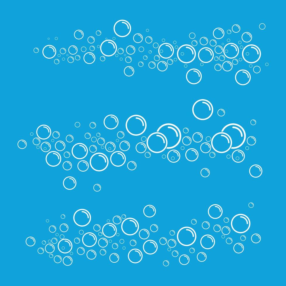 bubbel water vector illustratie