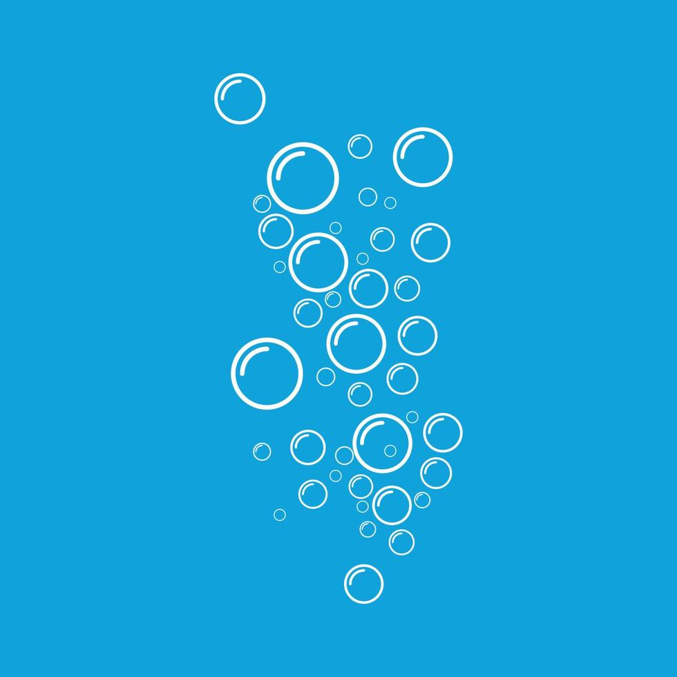 bubbel water vector illustratie