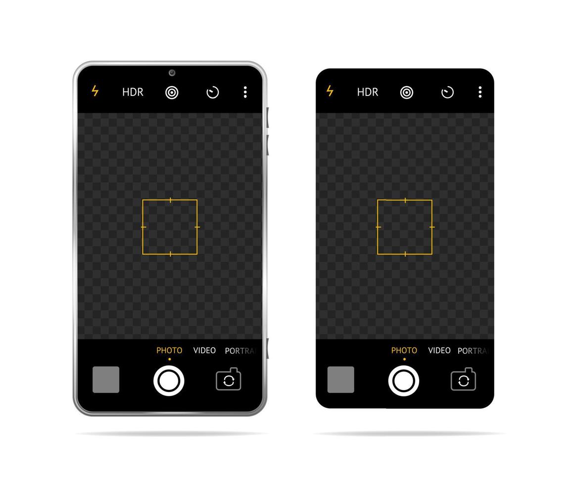 realistisch gedetailleerd 3d smartphone met camera sollicitatie. vector