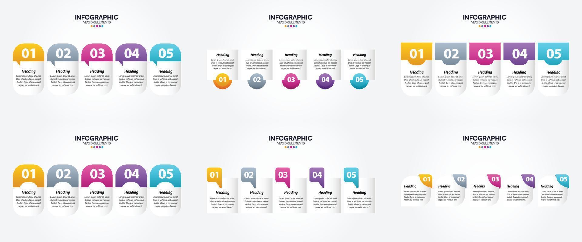 vector illustratie infographics vlak ontwerp reeks voor reclame brochure folder en tijdschrift