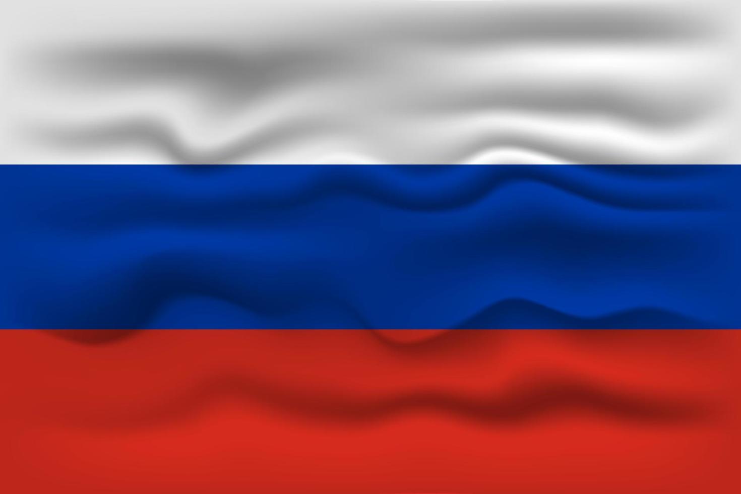 golvend vlag van de land Rusland. vector illustratie.