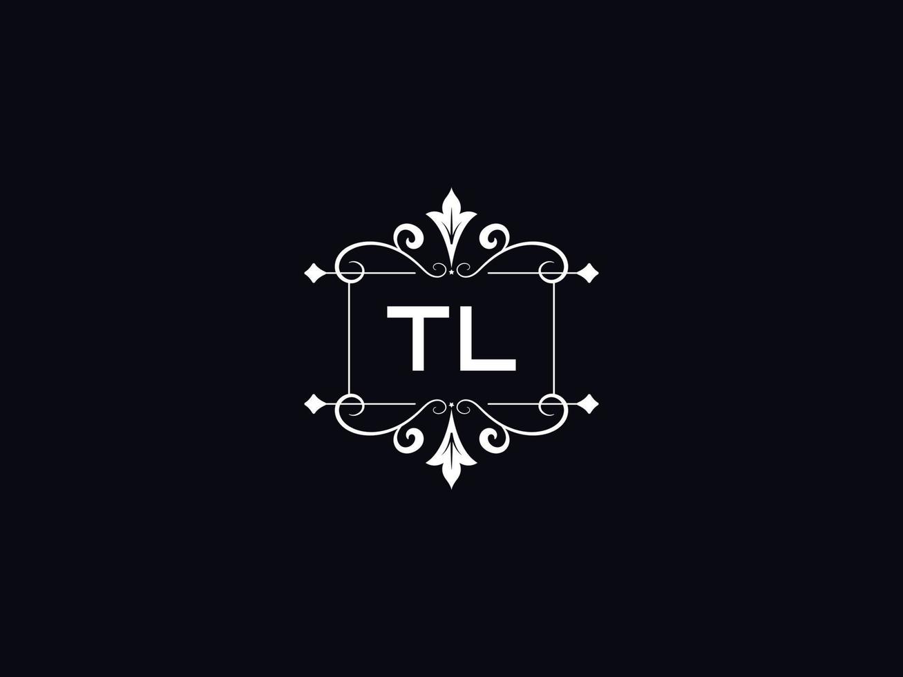 professioneel tl logo, minimalistische tl luxe logo brief ontwerp vector