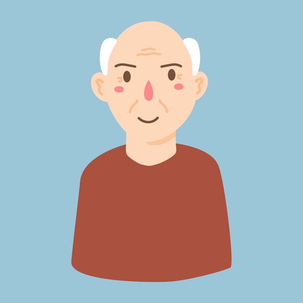 ouderen Mens illustratie vector