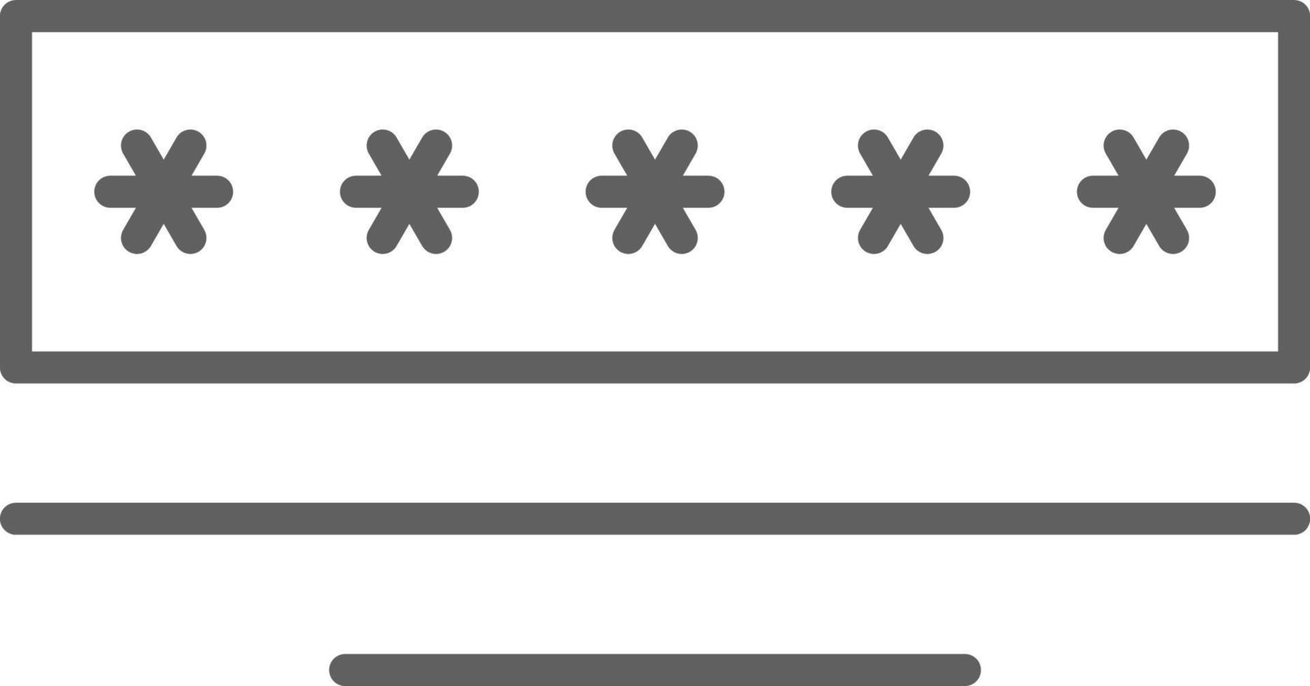 wachtwoord FinTech opstarten icoon met zwart schets stijl vector