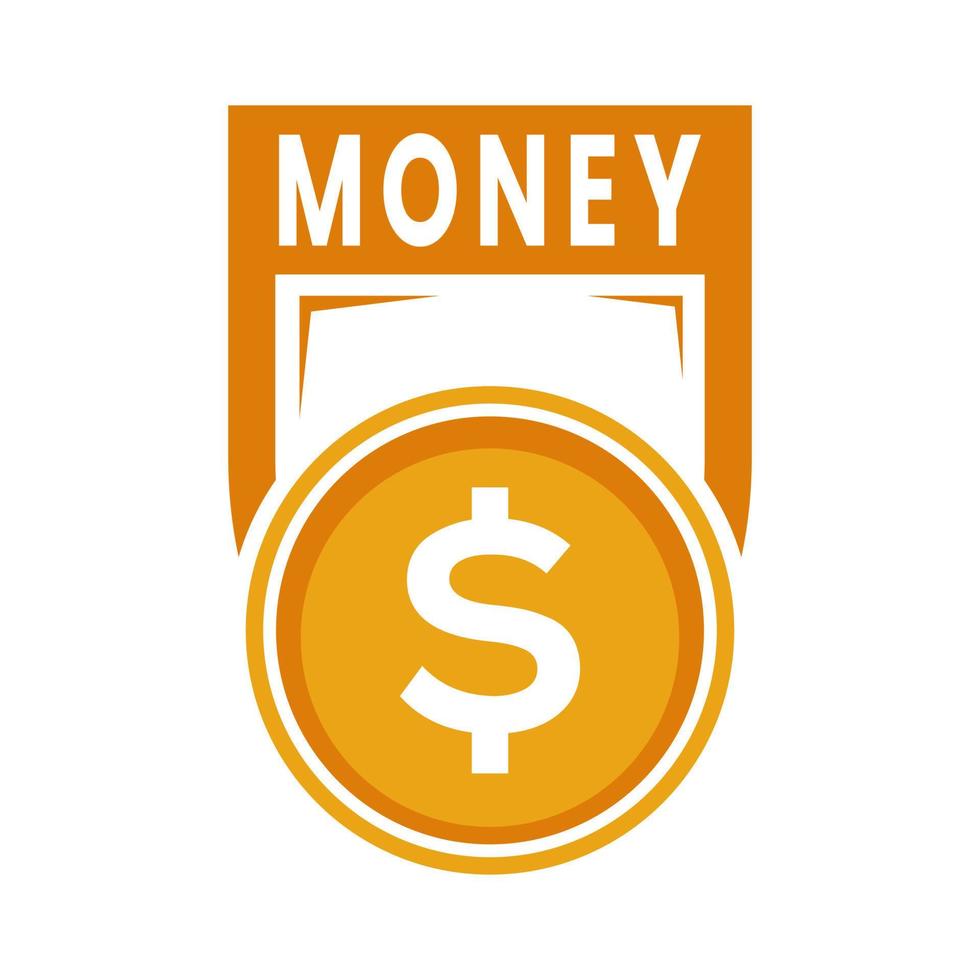 geld logo ontwerp vector