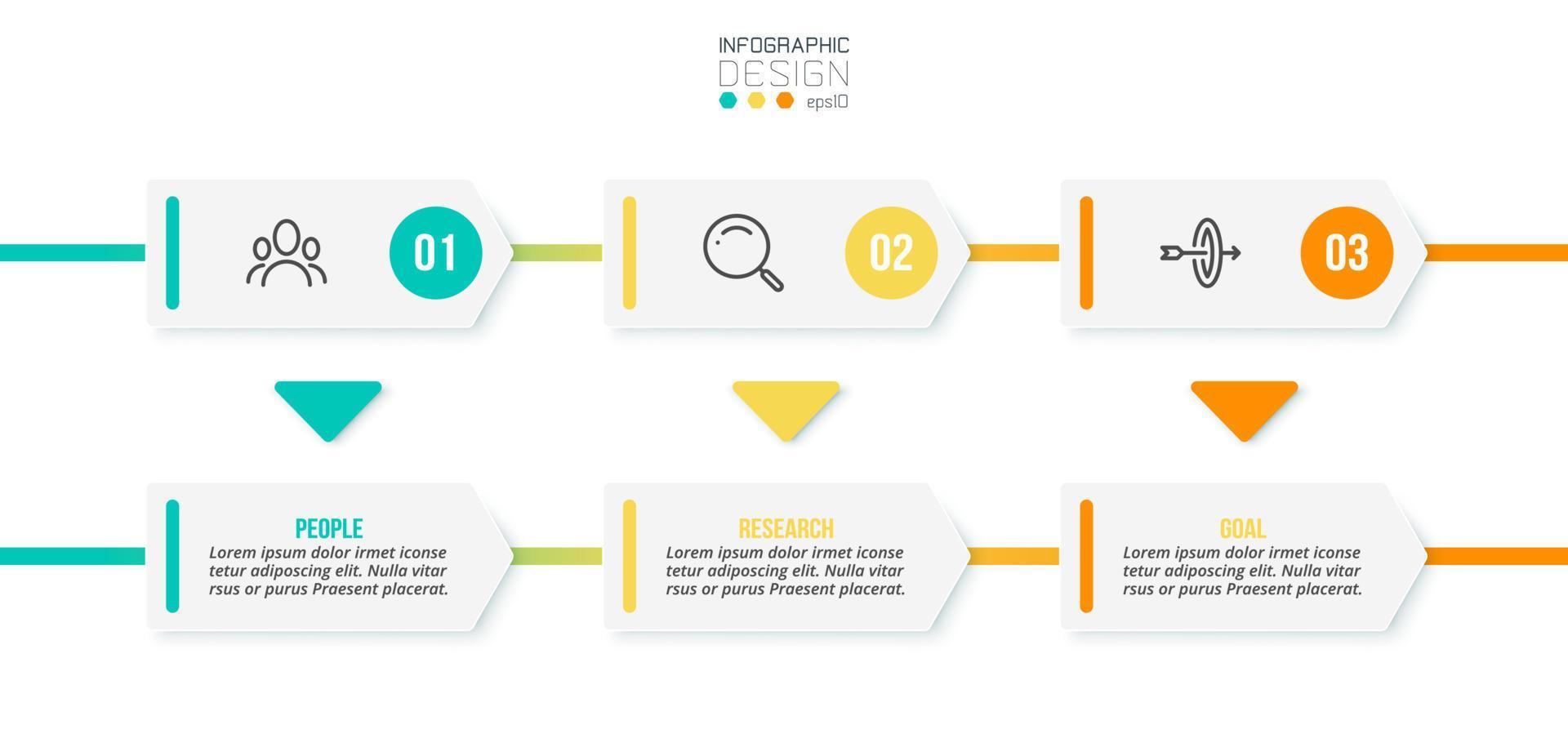 tijdlijn grafieksjabloon zakelijke infographic. vector