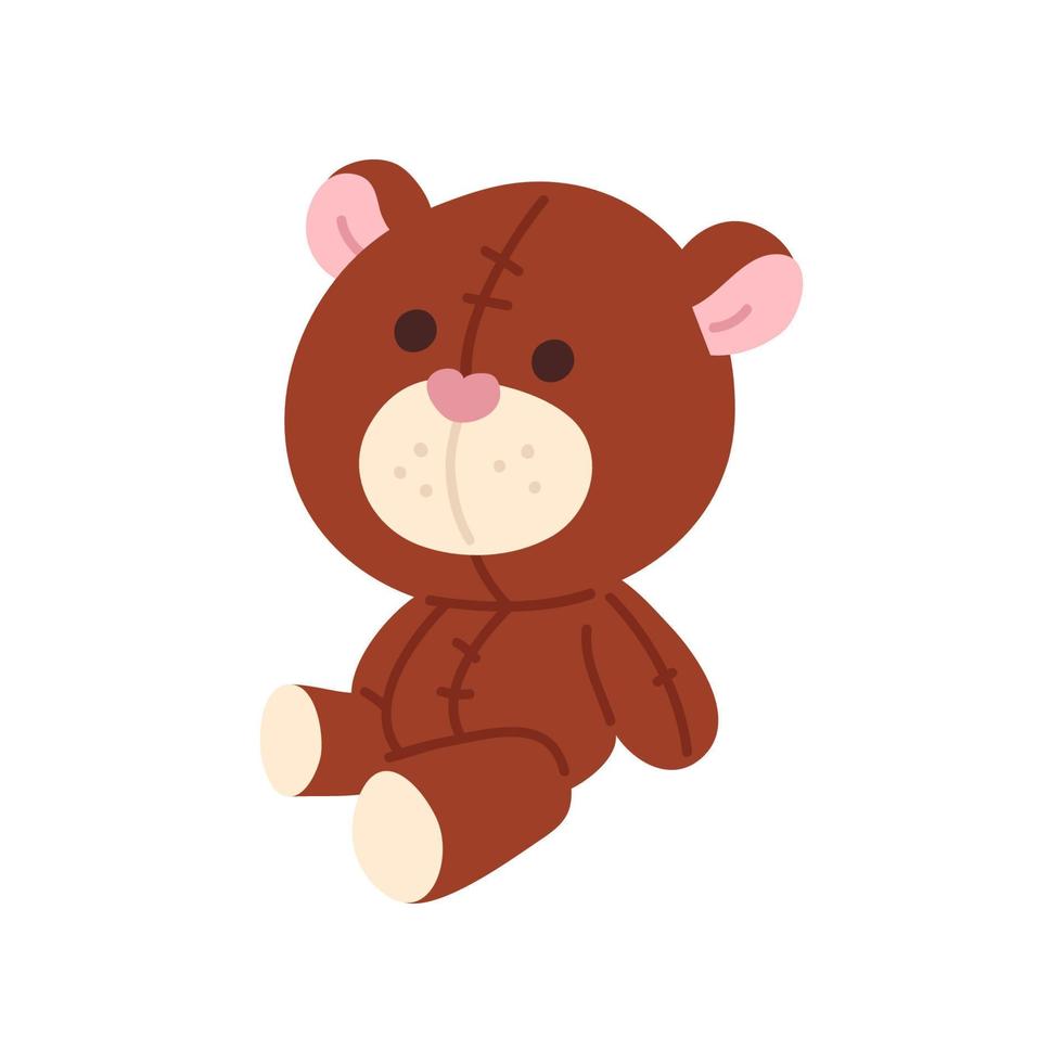 tekening teddy beer vector