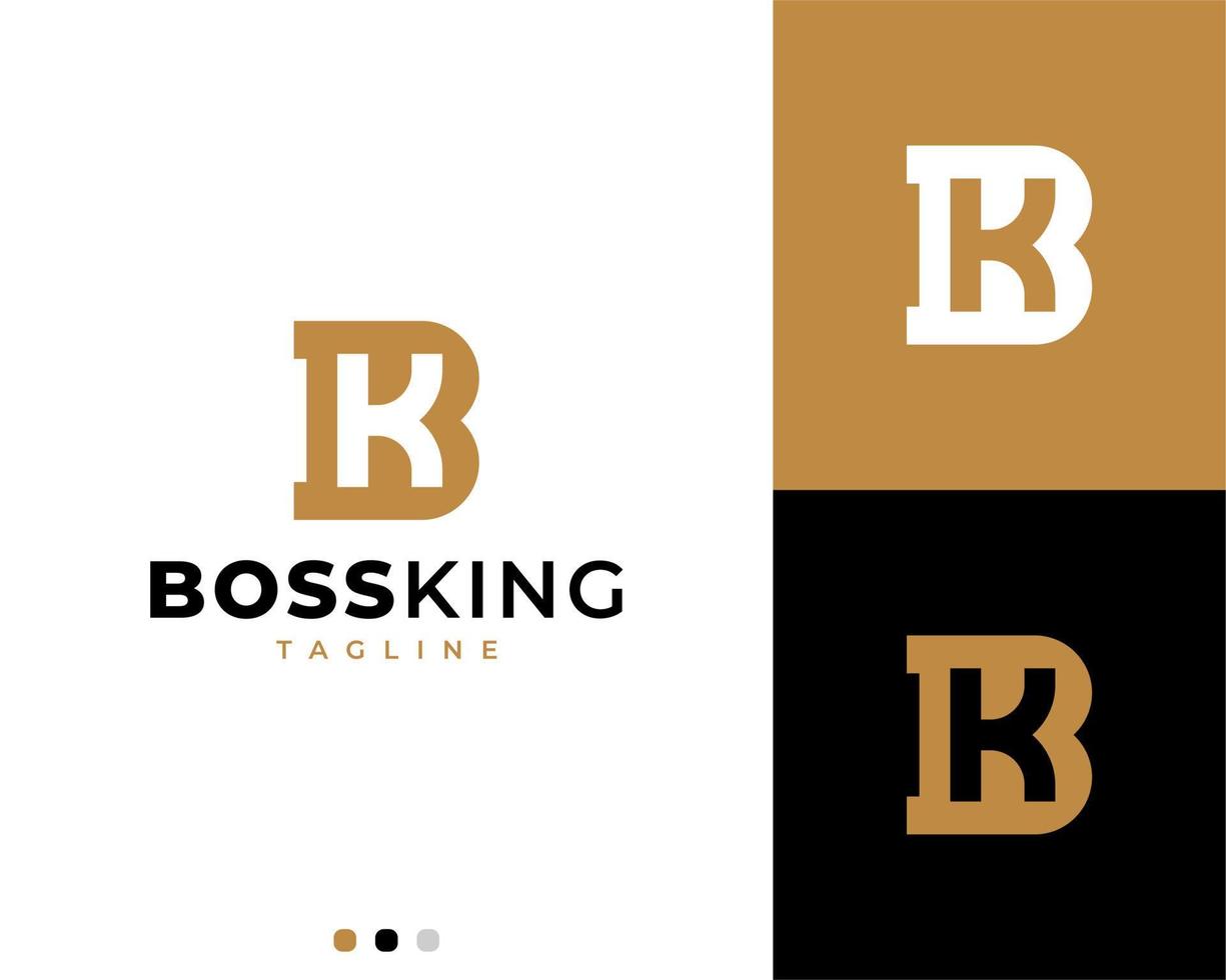 brief bk of kb logo vector