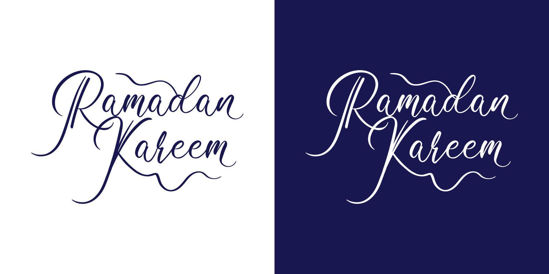 modern Ramadan kareem doopvont typografie in engels. Ramadan wensen citaat kalligrafie. vector