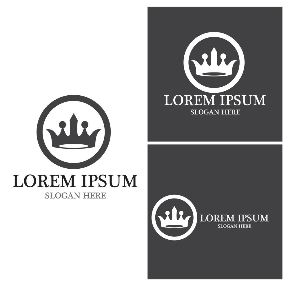 kroon logo sjabloon vector pictogram