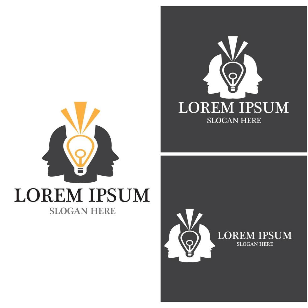 slim mensen logo ontwerp vector sjabloon