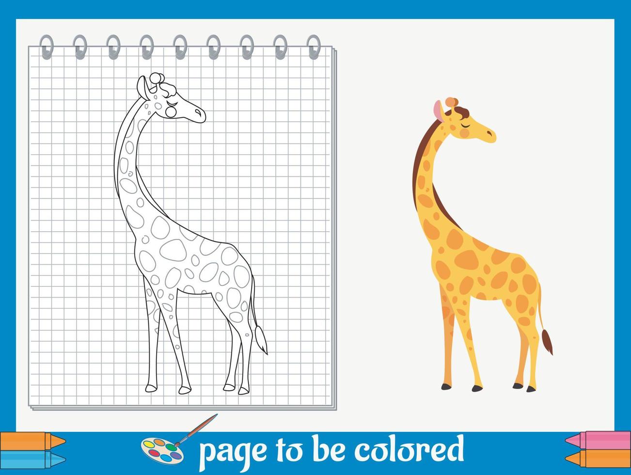 tekenfilm kleur afbeeldingen voor kinderen vector