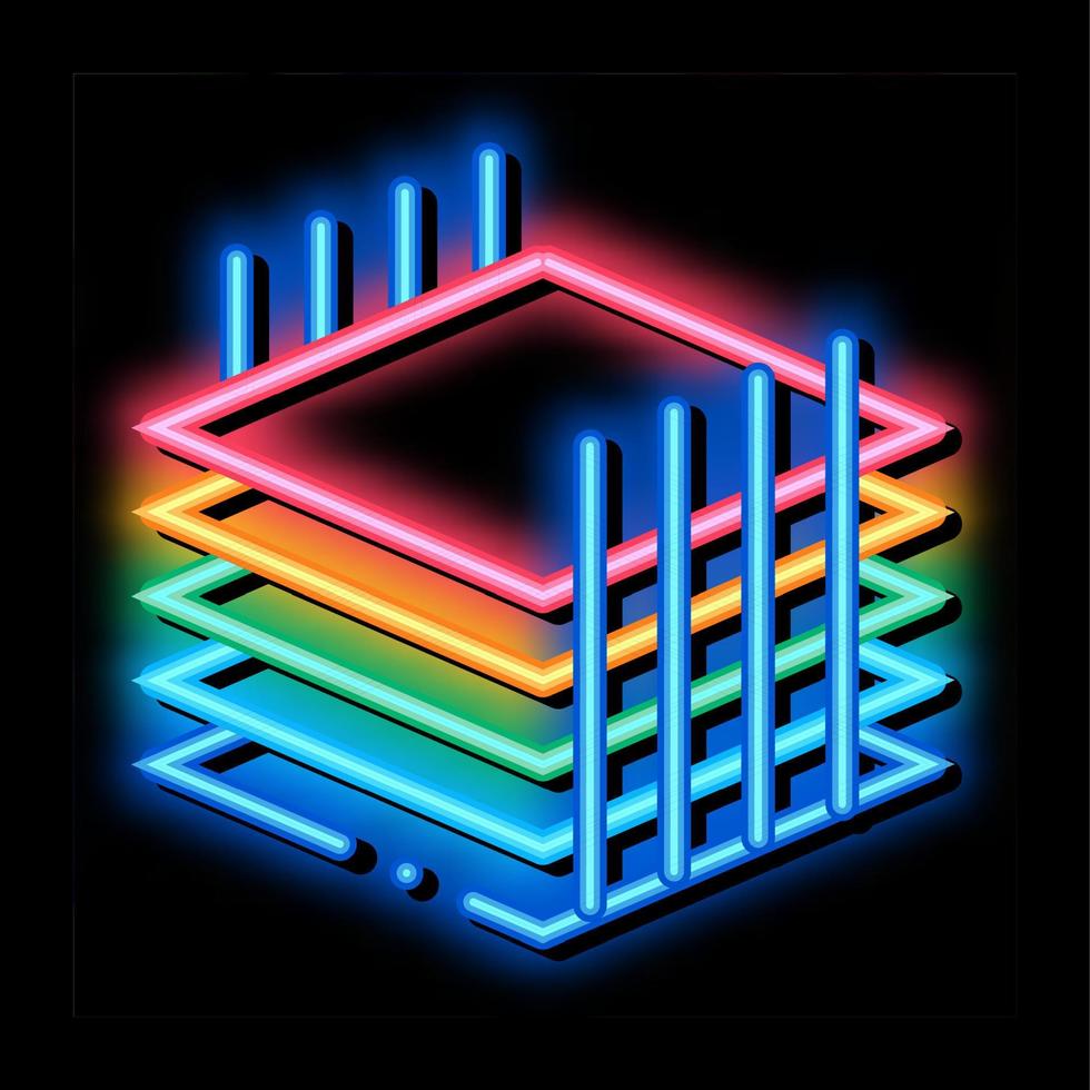 gebouw lakens voor huis neon gloed icoon illustratie vector