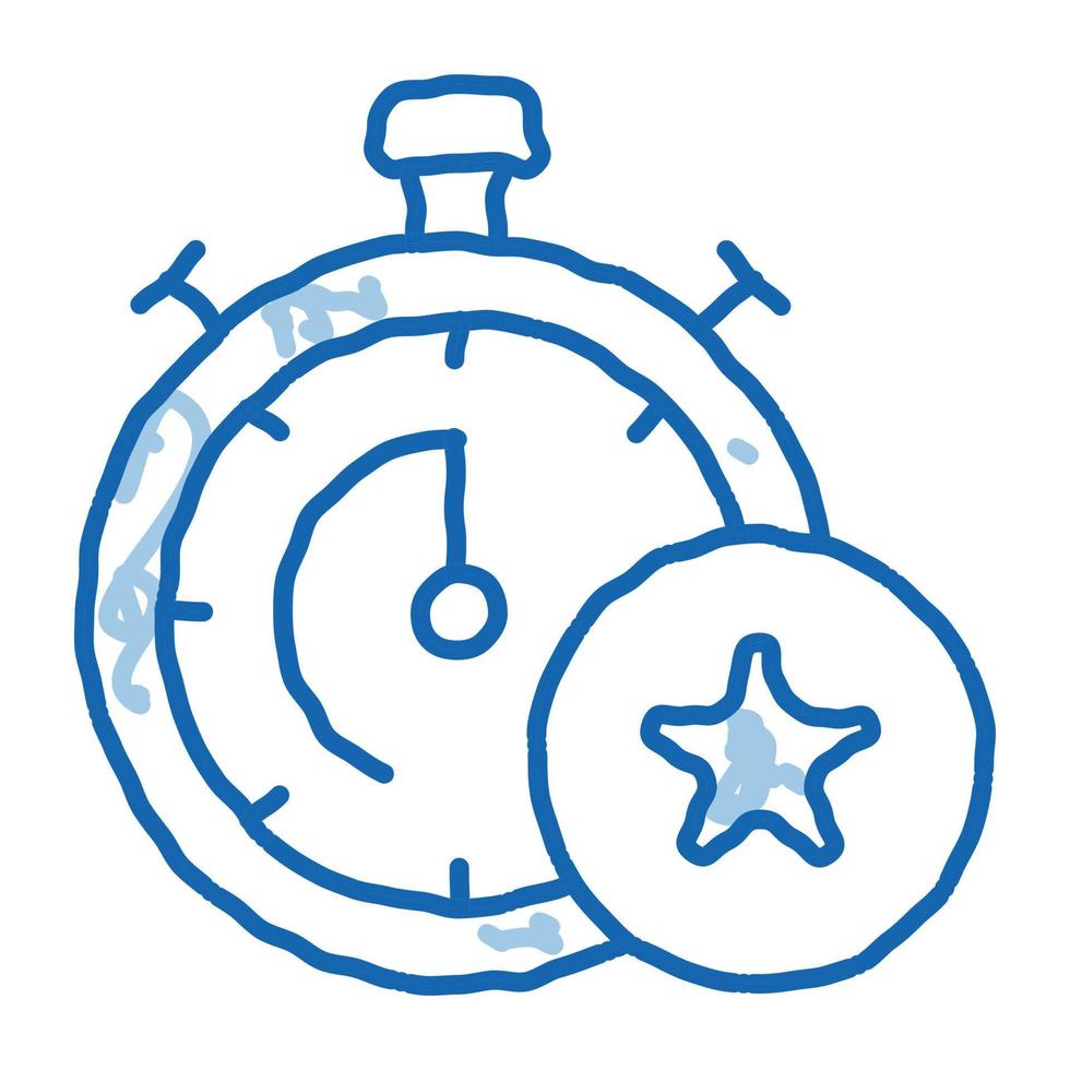 bonus stopwatch concept tekening icoon hand- getrokken illustratie vector