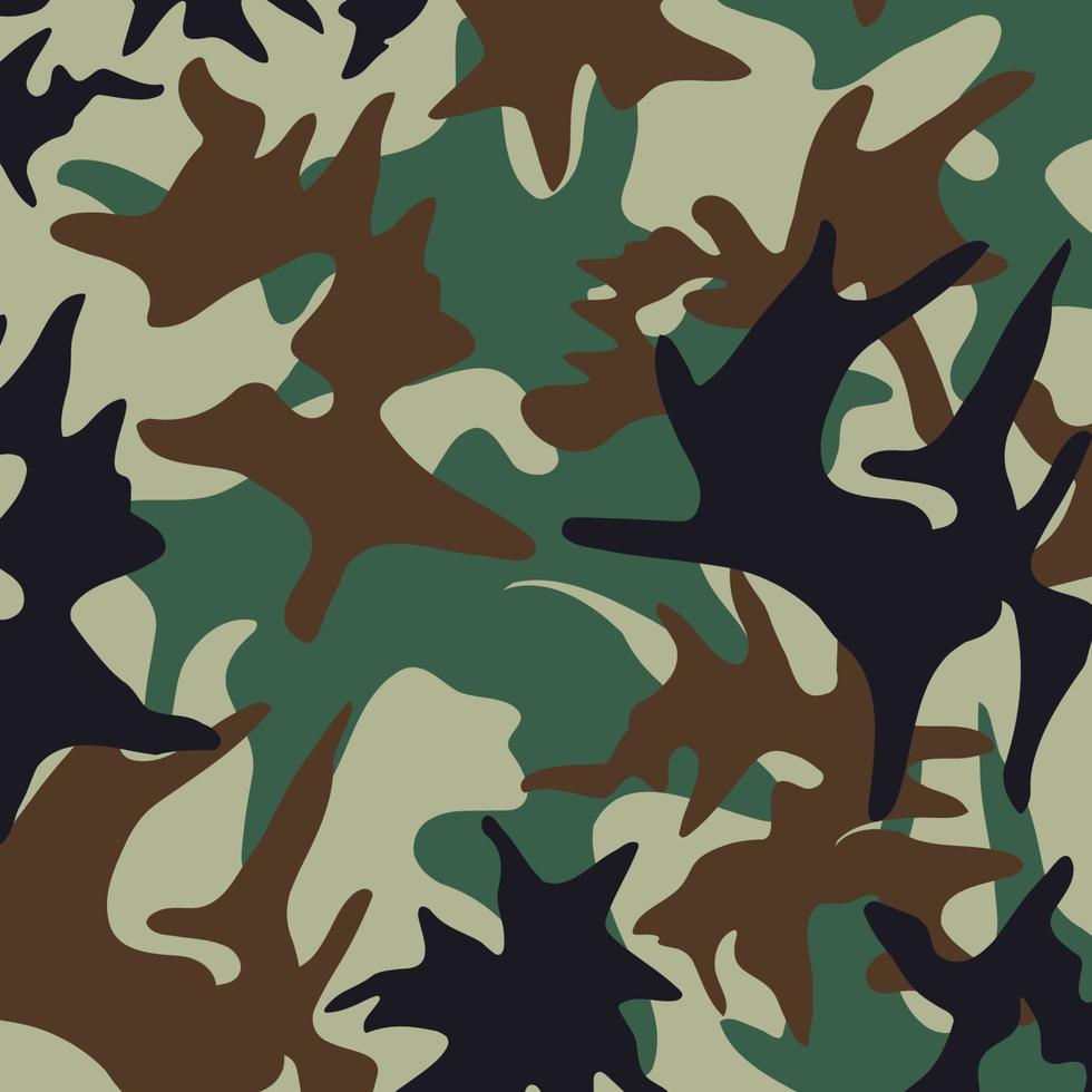 oerwoud bladeren abstract camouflage streep patroon leger achtergrond geschikt voor afdrukken kleding en verpakking vector