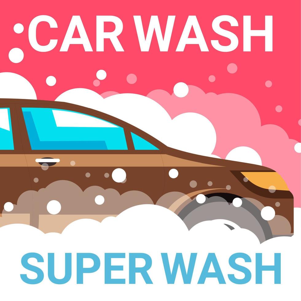 auto wassen auto onderhoud voor voertuigen, onderhoud vector