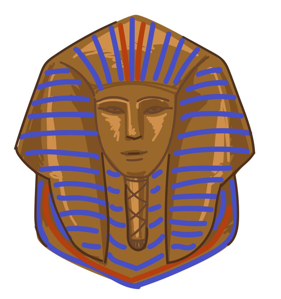 toetanchamon, goud graf van Farao mama vector