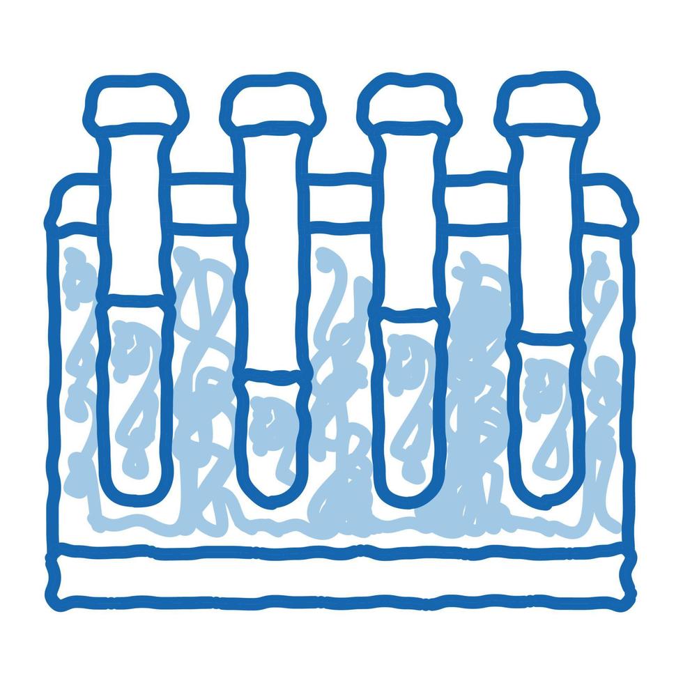 glas test buizen Aan buis rek biomateriaal vector