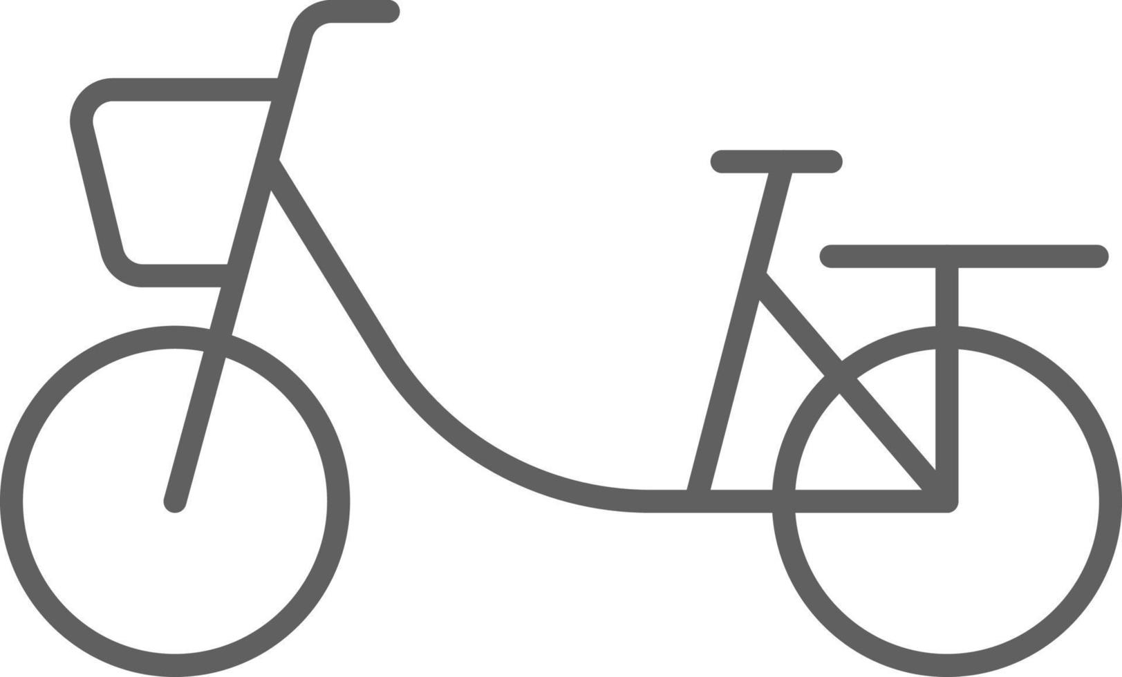 fiets vervoer icoon mensen pictogrammen met zwart schets stijl. voertuig, symbool, bedrijf, vervoer, lijn, schets, reis, auto, bewerkbaar, pictogram, geïsoleerd, vlak. vector illustratie