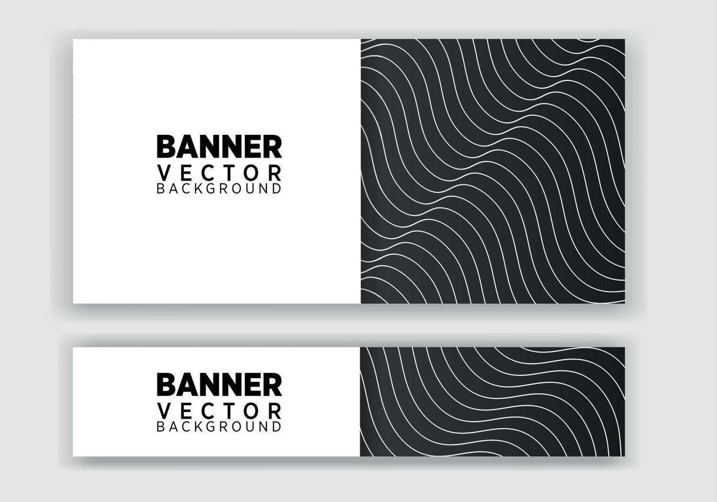 reeks van creatief web banners van standaard- grootte met een plaats voor tekst. bedrijf advertentie spandoek. poster en banier ontwerp sjabloon. vector