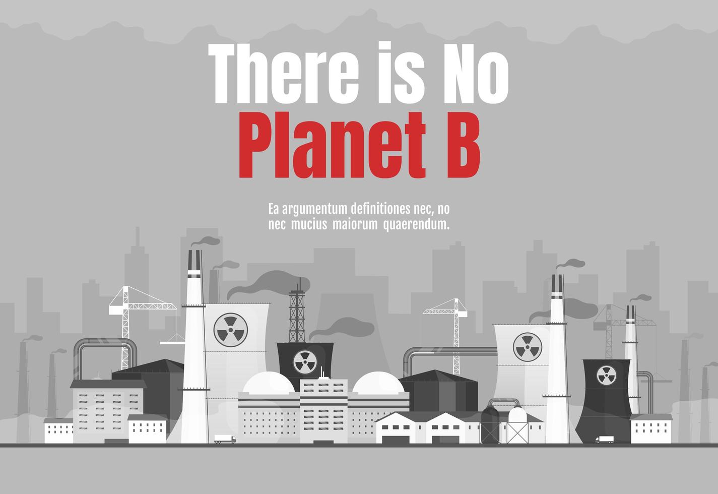 er is geen banner van planeet b vector