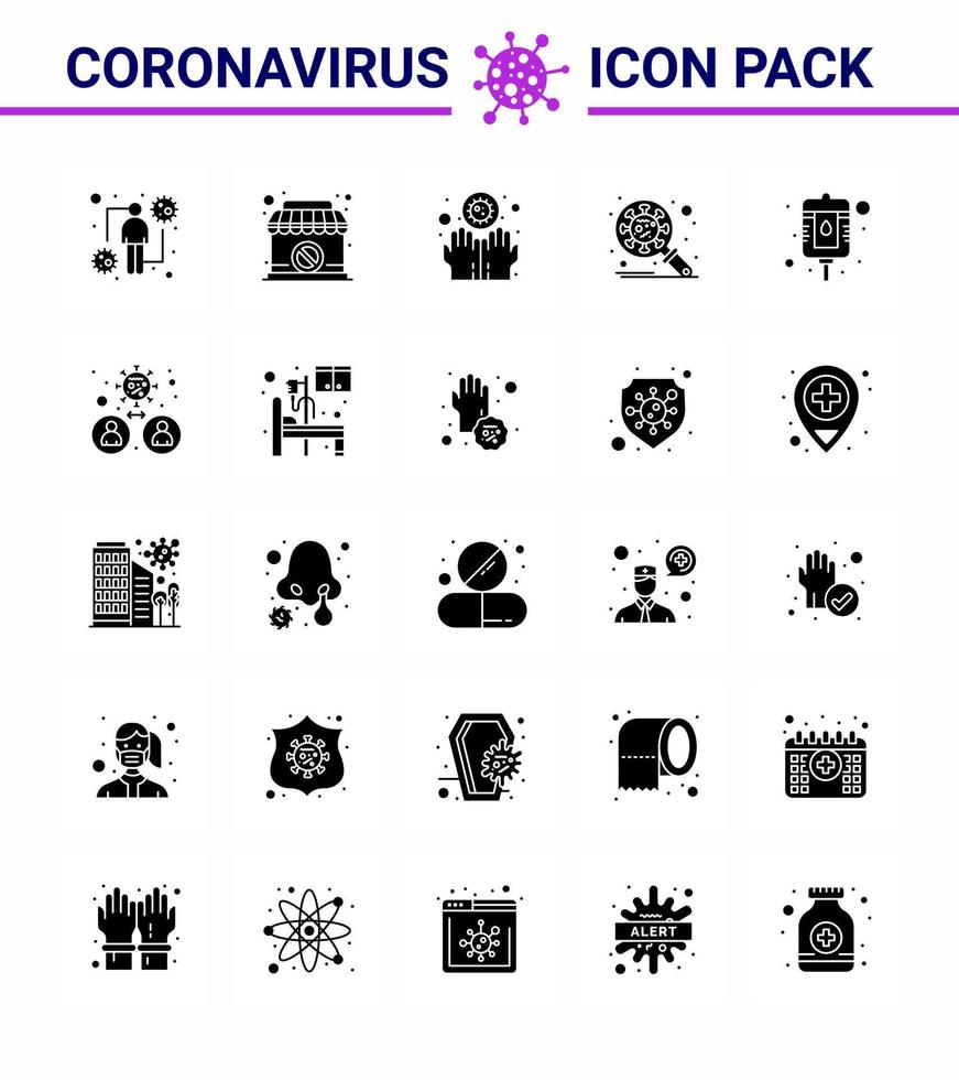 coronavirus 2019-nCoV covid19 het voorkomen icoon reeks virus bescherming verboden corona infecteren virale coronavirus 2019november ziekte vector ontwerp elementen