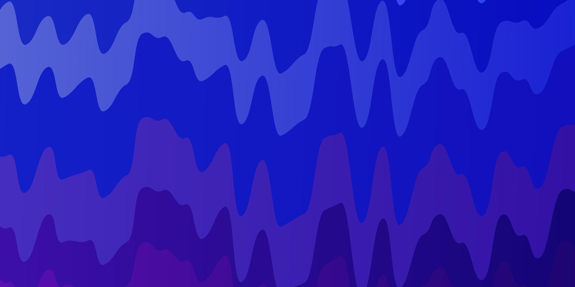 blauwe, paarse achtergrond met golvende lijnen. vector