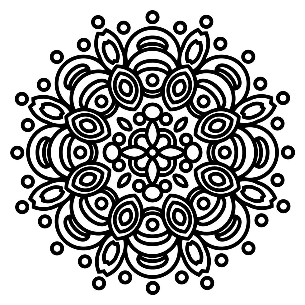 mandala met ornamenten vector