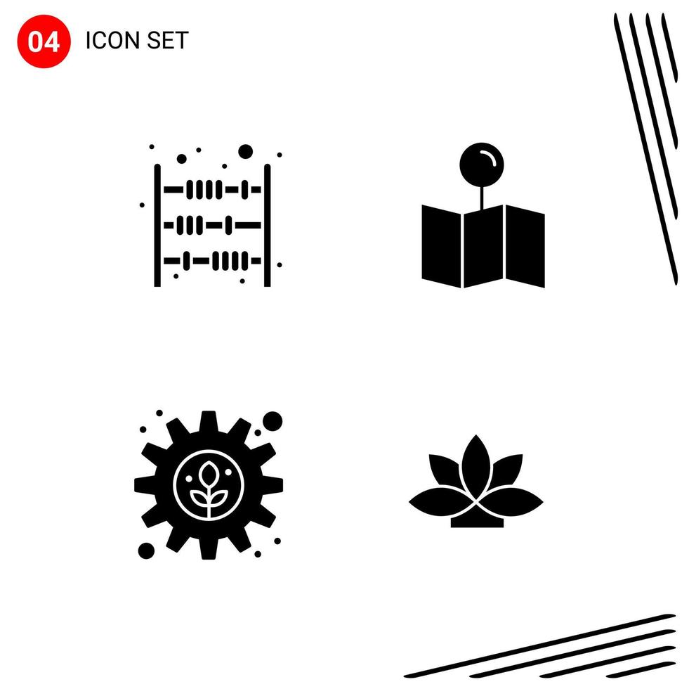 verzameling van 4 vector pictogrammen in solide stijl pixel perfect glyph symbolen voor web en mobiel solide icoon tekens Aan wit achtergrond 4 pictogrammen