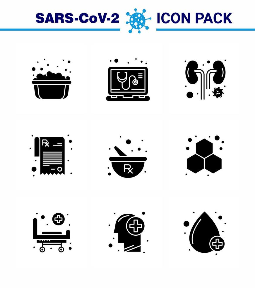 coronavirus het voorkomen 25 icoon reeks blauw menging kom ziekte rx apotheek virale coronavirus 2019november ziekte vector ontwerp elementen