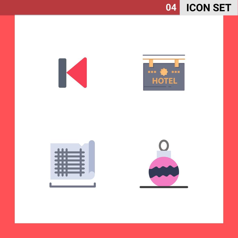 4 gebruiker koppel vlak icoon pak van modern tekens en symbolen van terug bouw media teken huis bewerkbare vector ontwerp elementen