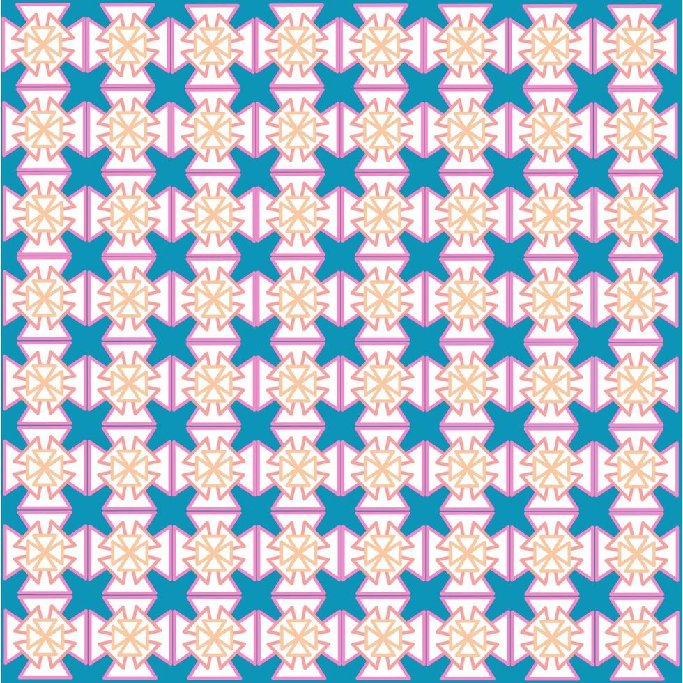 veel blauw kruisen hebben geel en roze tinten. vector