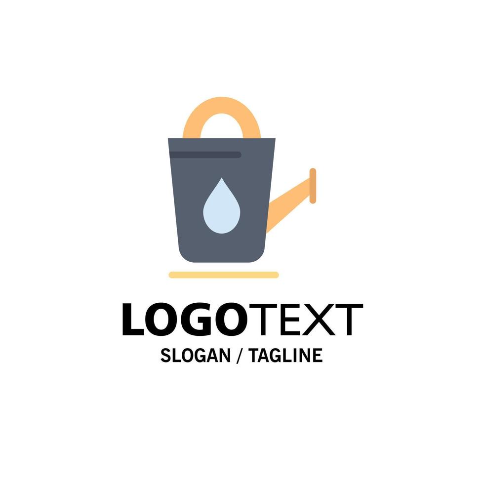 bad badkamer douche water bedrijf logo sjabloon vlak kleur vector