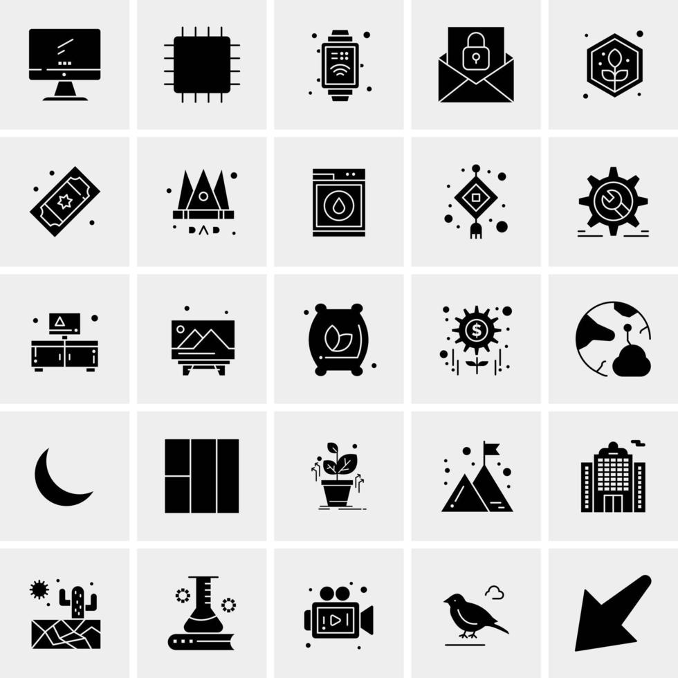 25 universeel bedrijf pictogrammen vector creatief icoon illustratie naar gebruik in web en mobiel verwant project