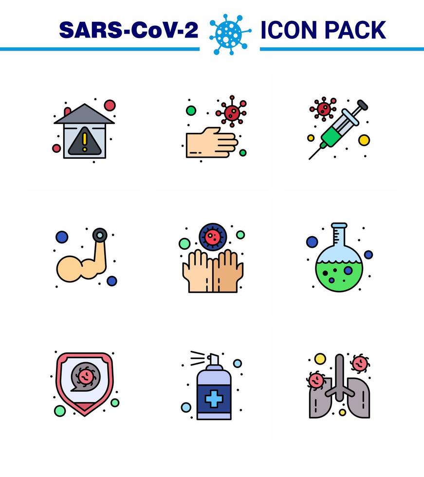 25 coronavirus noodgeval iconset blauw ontwerp zo net zo lichaam gebouw hand- ongezond arm virus virale coronavirus 2019november ziekte vector ontwerp elementen