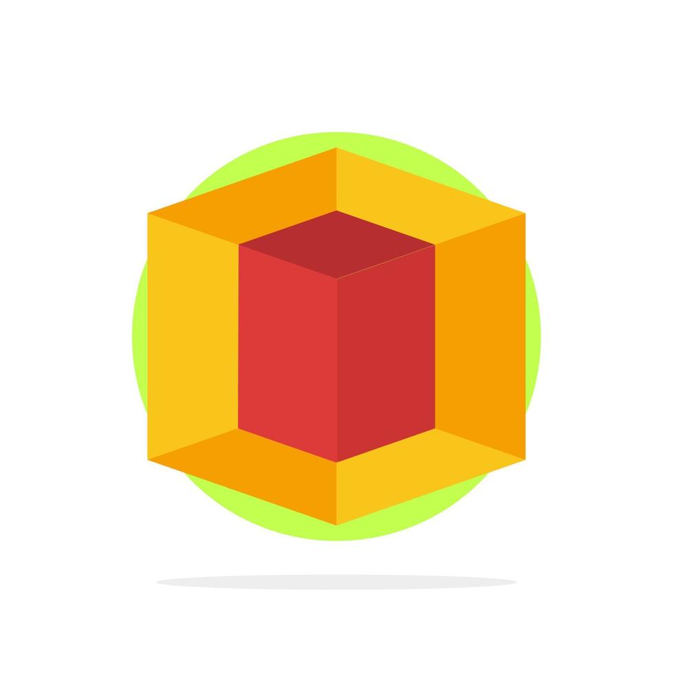 ontwerp grafisch gereedschap abstract cirkel achtergrond vlak kleur icoon vector