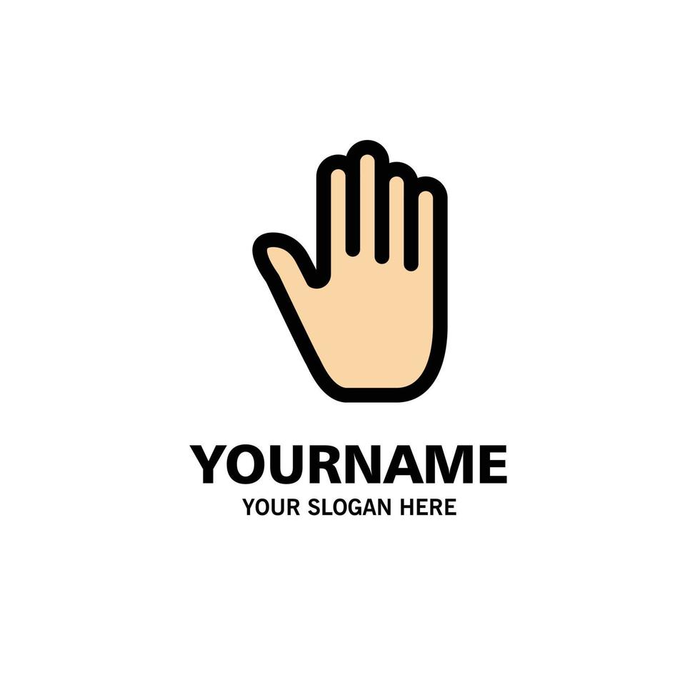 lichaam taal gebaren hand- koppel bedrijf logo sjabloon vlak kleur vector