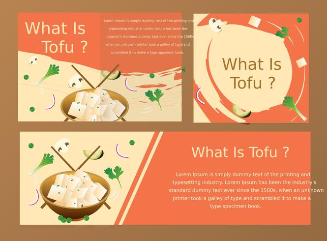tofu vector ontwerp