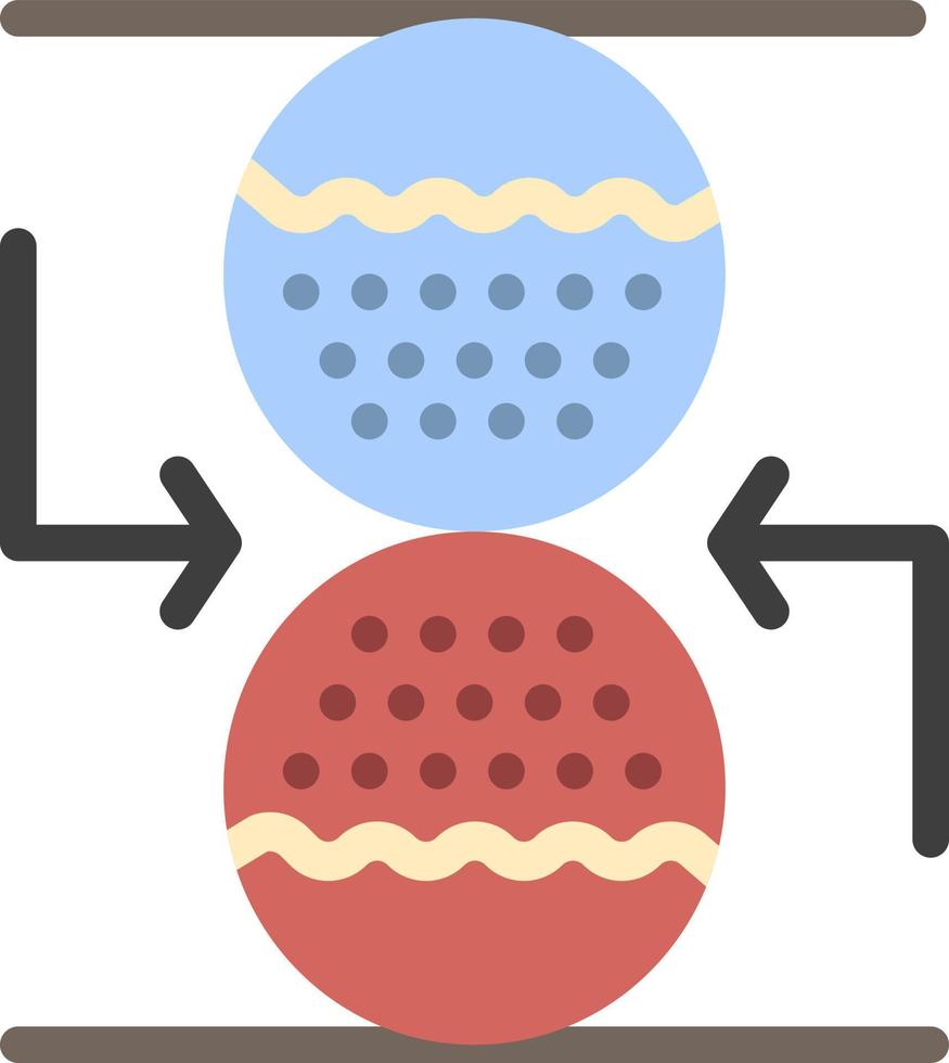 concentratie controle effectief zand klok vlak kleur icoon vector icoon banier sjabloon