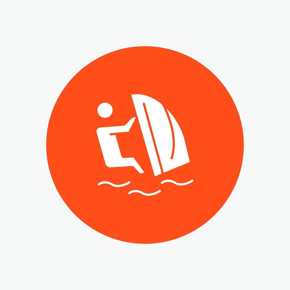 surfer surfing water wind sport vector