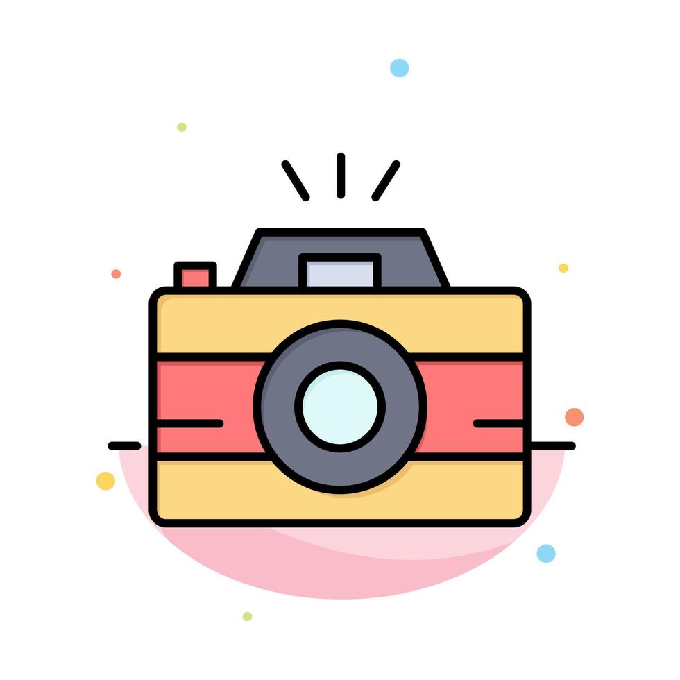 camera beeld foto fotografie abstract vlak kleur icoon sjabloon vector