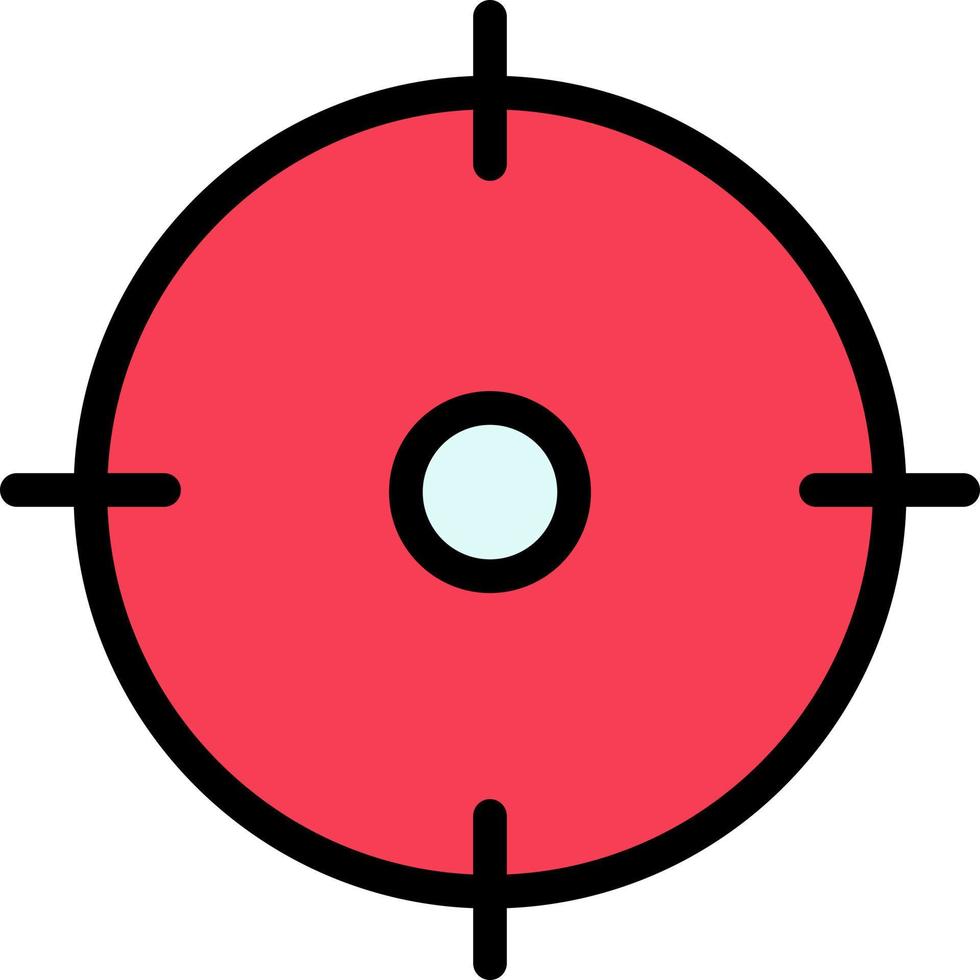 boogschutter doelwit doel doel bedrijf logo sjabloon vlak kleur vector